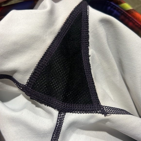 Athleta Colorburst Sonar Compression Leggings UPF 50+ Wicking Multicolor XXS - Picture 8 of 9